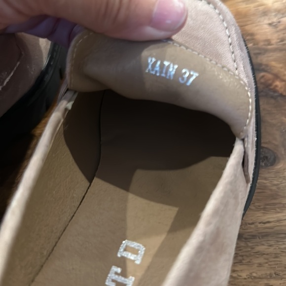 SILENT D For Anthropologie Xain Loafers in Taupe Sz37 - Picture 10 of 13